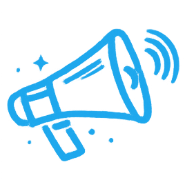 Megaphone promotion icon